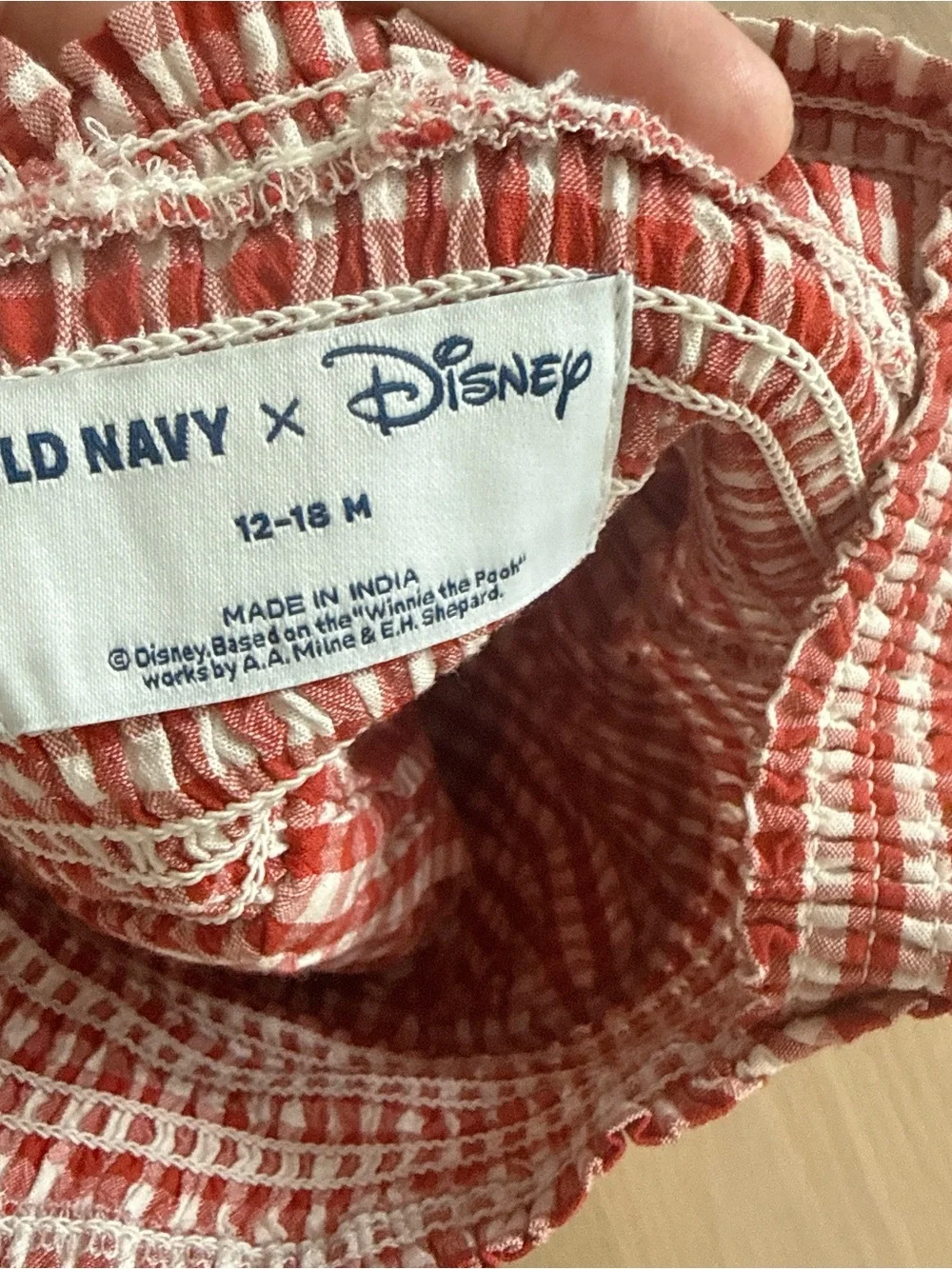 RARE FIND NWT Old Navy x Disney Winnie the Pooh Smocked Skirt One-Piece for Baby